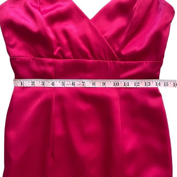 Panoply | Vintage Hot Pink Ruffle Maxi Dress, Size 7/8 - Picture 7 of 10